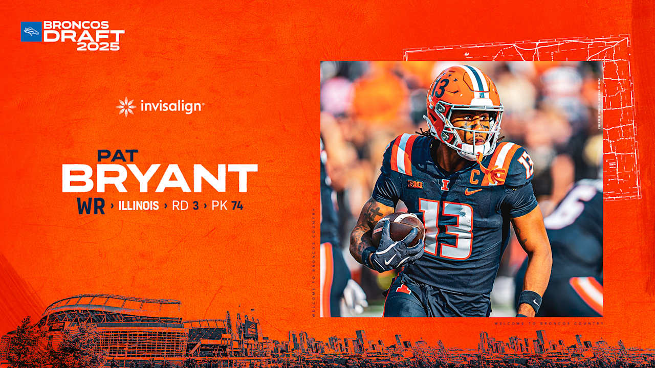 Broncos select wide receiver Pat Bryant with 74th-overall pick in 2025 NFL Draft