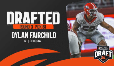 Bengals Select G Dylan Fairchild With 81st Overall Pick
