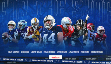 Chris Ballard's process in first 3 rounds, Tyler Warren's 17-catch game, J.T. Tuimoloau's College Football Playoff production, Justin Walley's fit in Lou Anarumo's defense, what Riley Leonard learned from Philip Rivers and more from 2025 NFL Draft