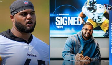 New Titans Lineman Dan Moore Jr. Feels Like He Found the Perfect Fit in Tennessee, Around Some Familiar Faces