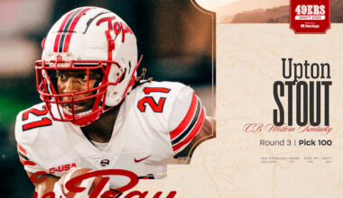 49ers Select CB Upton Stout with the No. 100 Pick in the 2025 NFL Draft