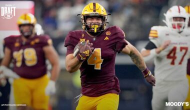 2025 NFL Draft: RB Cam Skattebo, Arizona State, Round 4, Pick 105 - New York Giants