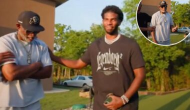 Deion Sanders' reaction to son Shedeur's NFL draft snubs revealed in new viral video
