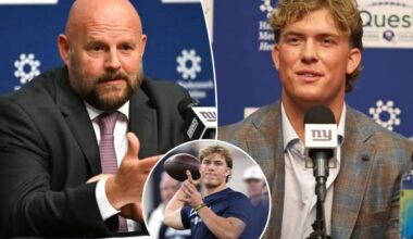 Giants' Jaxson Dart won't be allowed to get too comfortable in Giants development plan