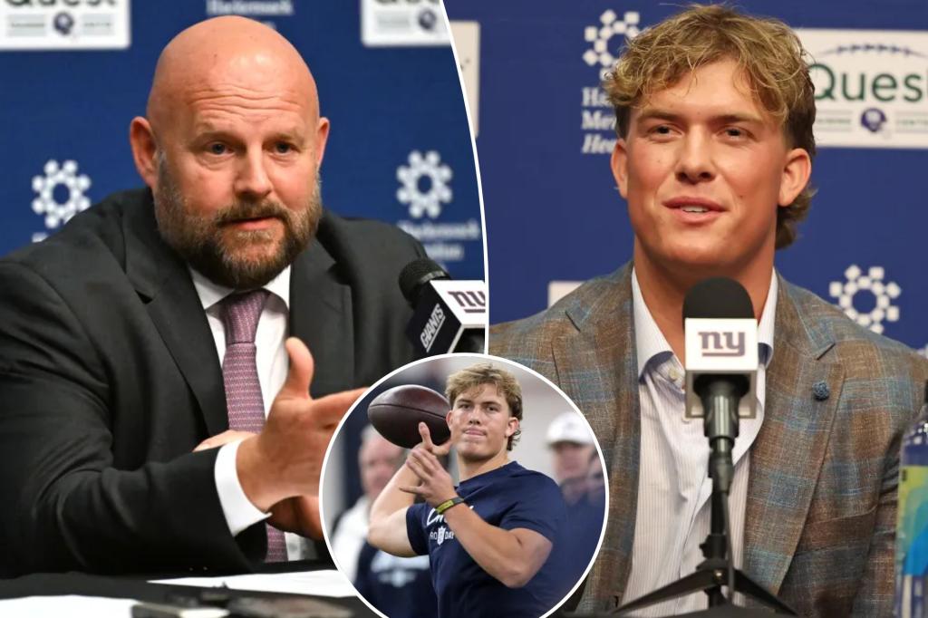 Giants' Jaxson Dart won't be allowed to get too comfortable in Giants development plan