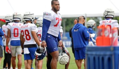 Evan Neal getting new position — and shot to salvage Giants career