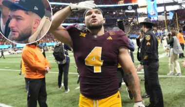 Giants nab running back Cam Skattebo in fourth round of 2025 NFL Draft