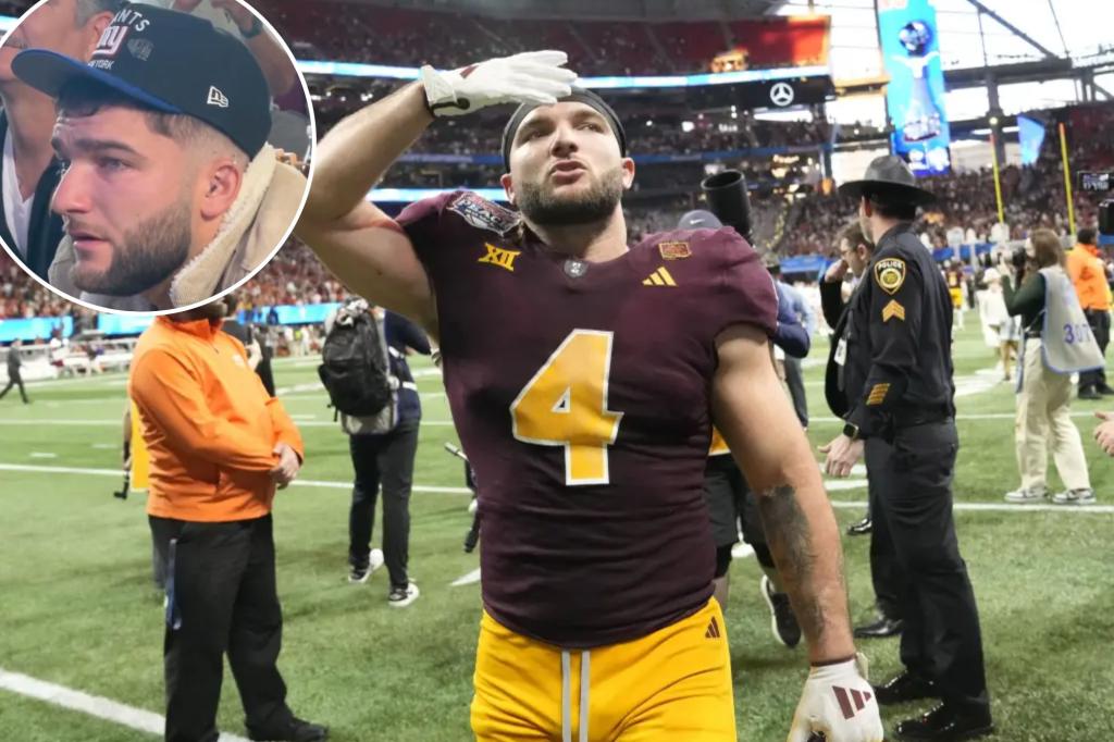 Giants nab running back Cam Skattebo in fourth round of 2025 NFL Draft