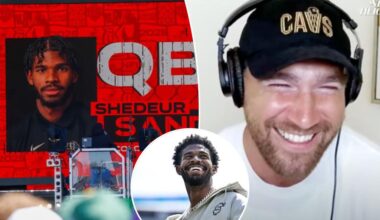 Travis Kelce rips anonymous scouts after Shedeur Sanders' NFL draft slip