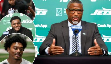 Aaron Glenn pleased Jets draftees represent 'tough' team brand