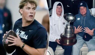 Jaxson Dart welcomes Giants opportunity after 'rollercoaster' Lane Kiffin experience