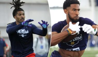 Giants address receiver need in undrafted free agency, including Jaxon Dart's former teammate