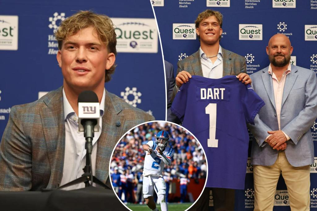 Lane Kiffin tells The Post why Jaxson Dart will be a Giants success
