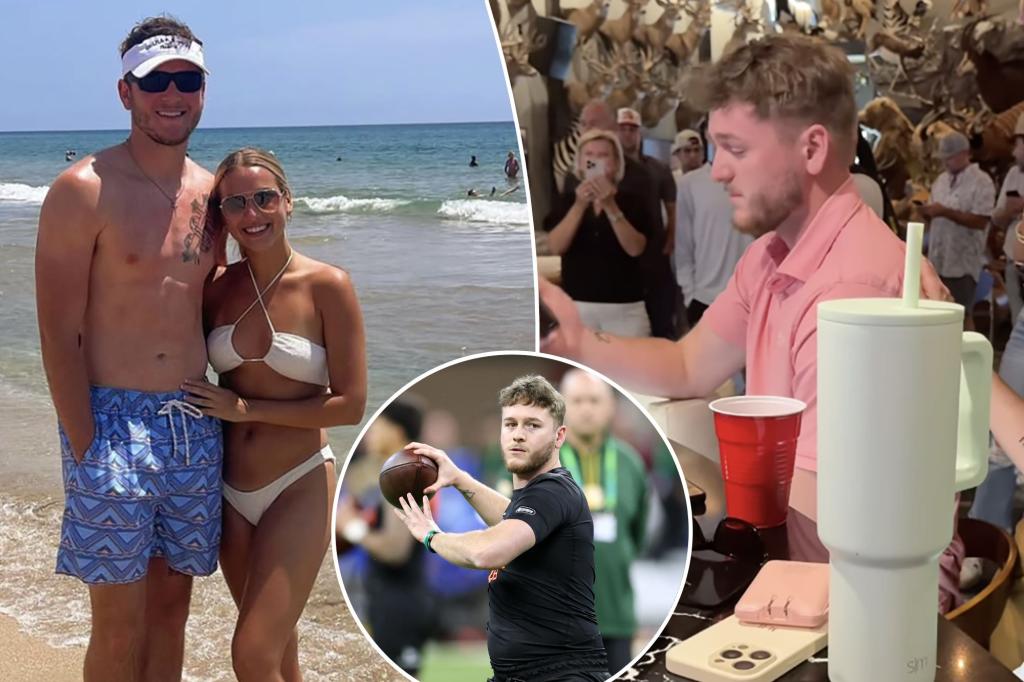 Quinn Ewers' girlfriend sends message after QB is picked near end of NFL draft