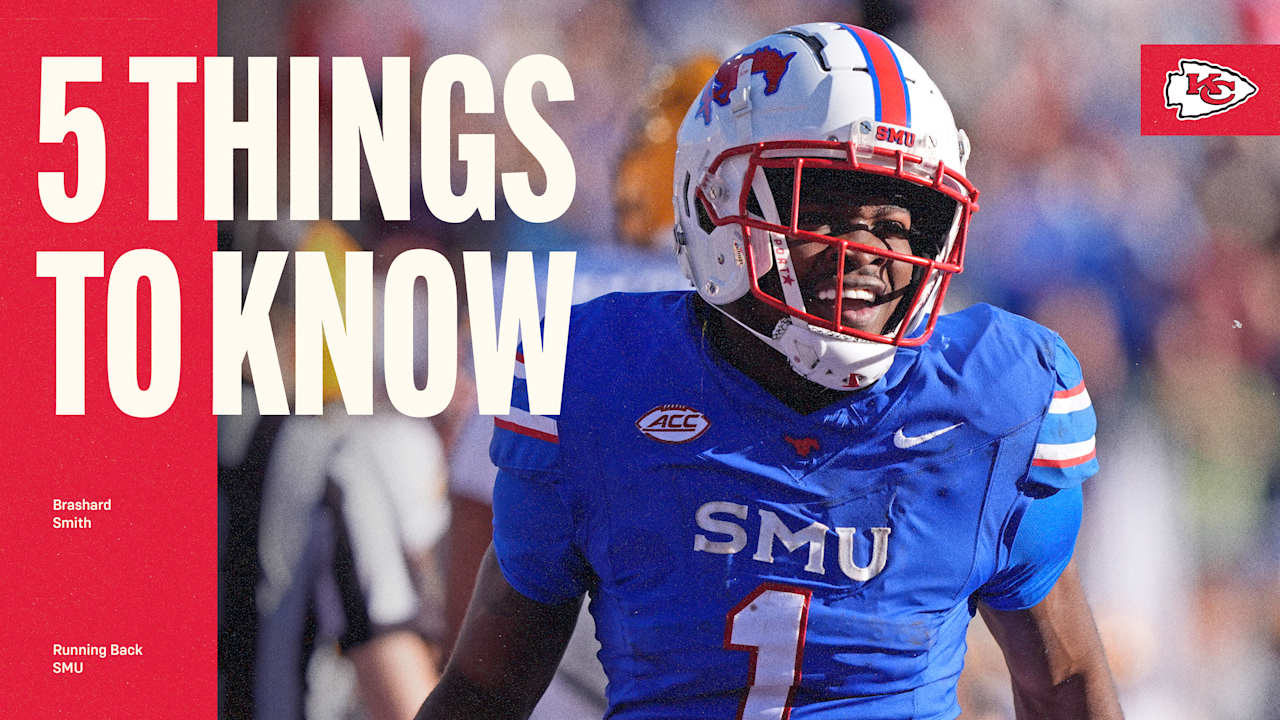 Five Things to Know About Chiefs Seventh-Round Pick RB Brashard Smith