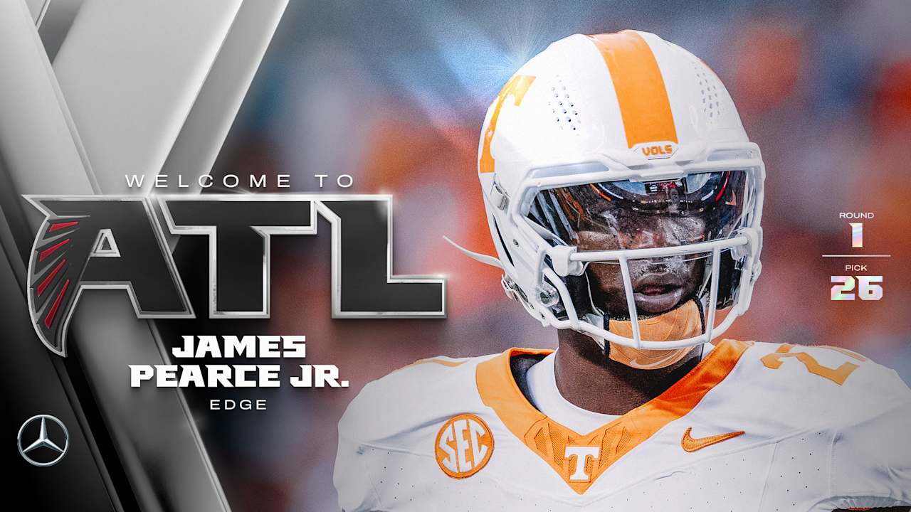 Falcons select James Pearce Jr. with No. 26 pick in 2025 NFL Draft