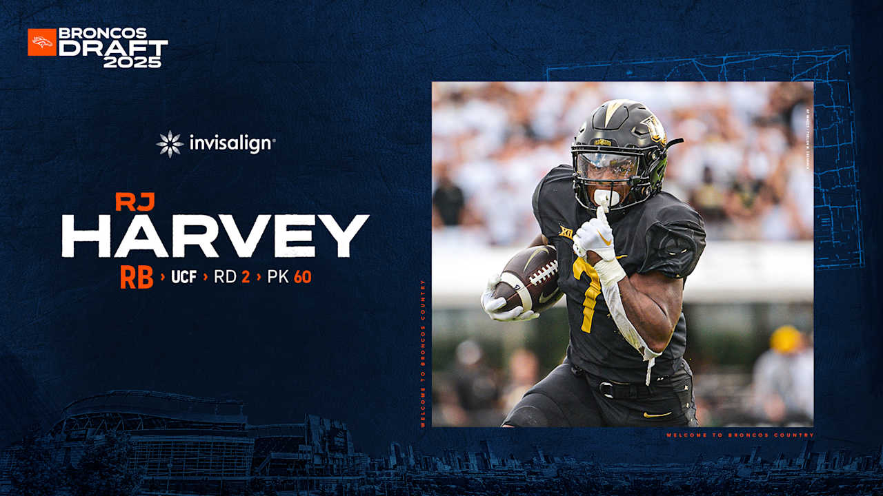 Broncos select RB RJ Harvey with 60th-overall pick in 2025 NFL Draft