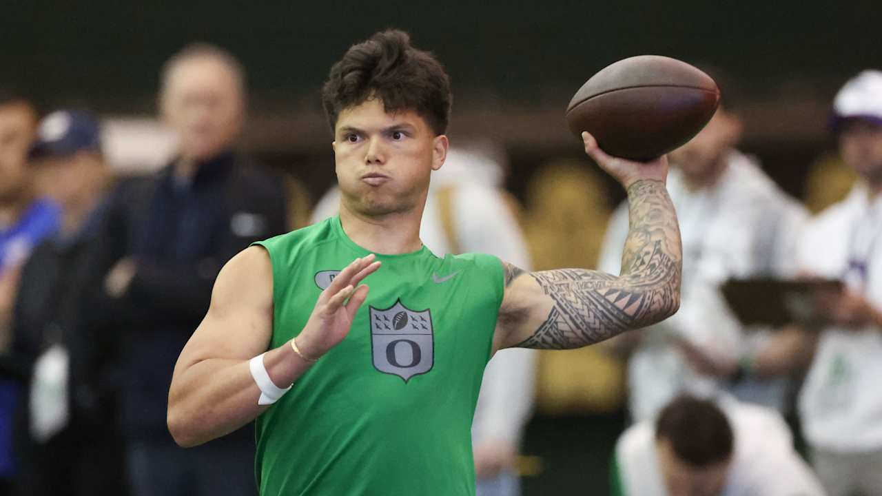 Browns select Oregon QB Dillon Gabriel with No. 94 overall pick