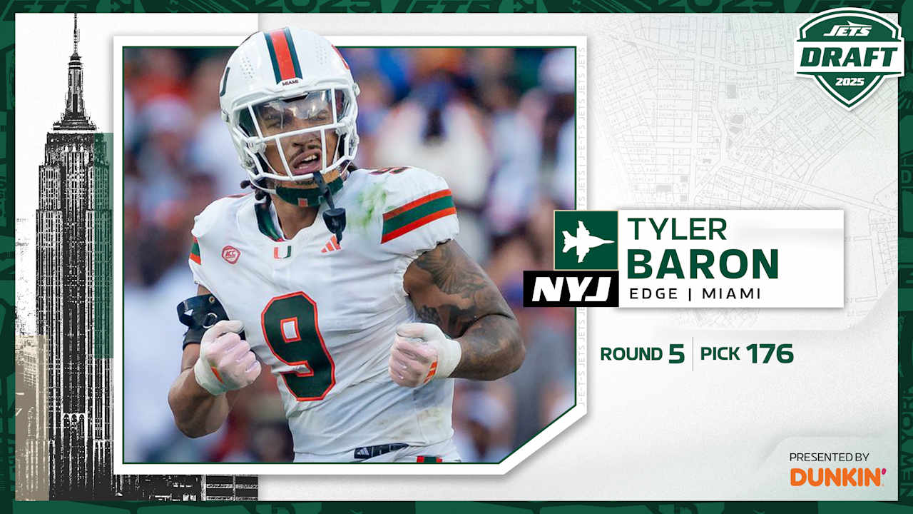 DE Tyler Baron, Miami, Round 5, Pick 176