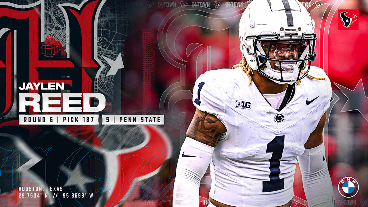 Penn State S Jaylen Reed is the Texans 6th Round Pick at 187th overall