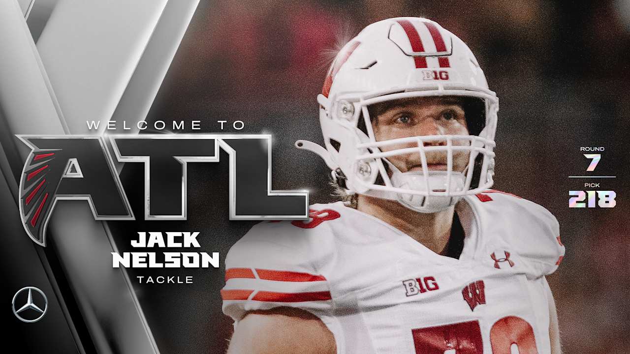 Falcons select Jack Nelson with No. 218 pick in 2025 NFL Draft