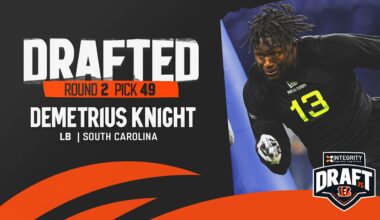 Bengals Select LB Demetrius Knight Jr.
