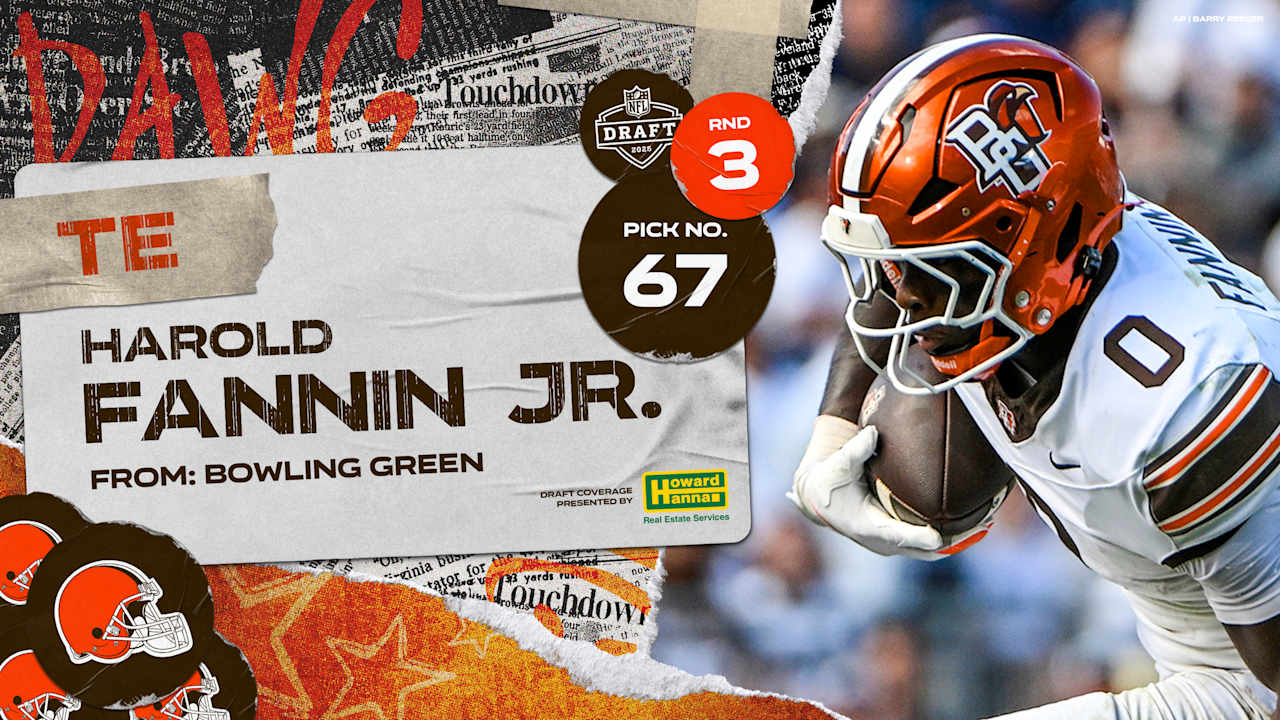 Browns select TE Harold Fannin Jr. with the No. 67 pick in the 2025 NFL Draft