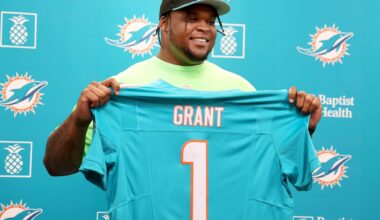 Dolphins rookie Kenneth Grant already under big pressure