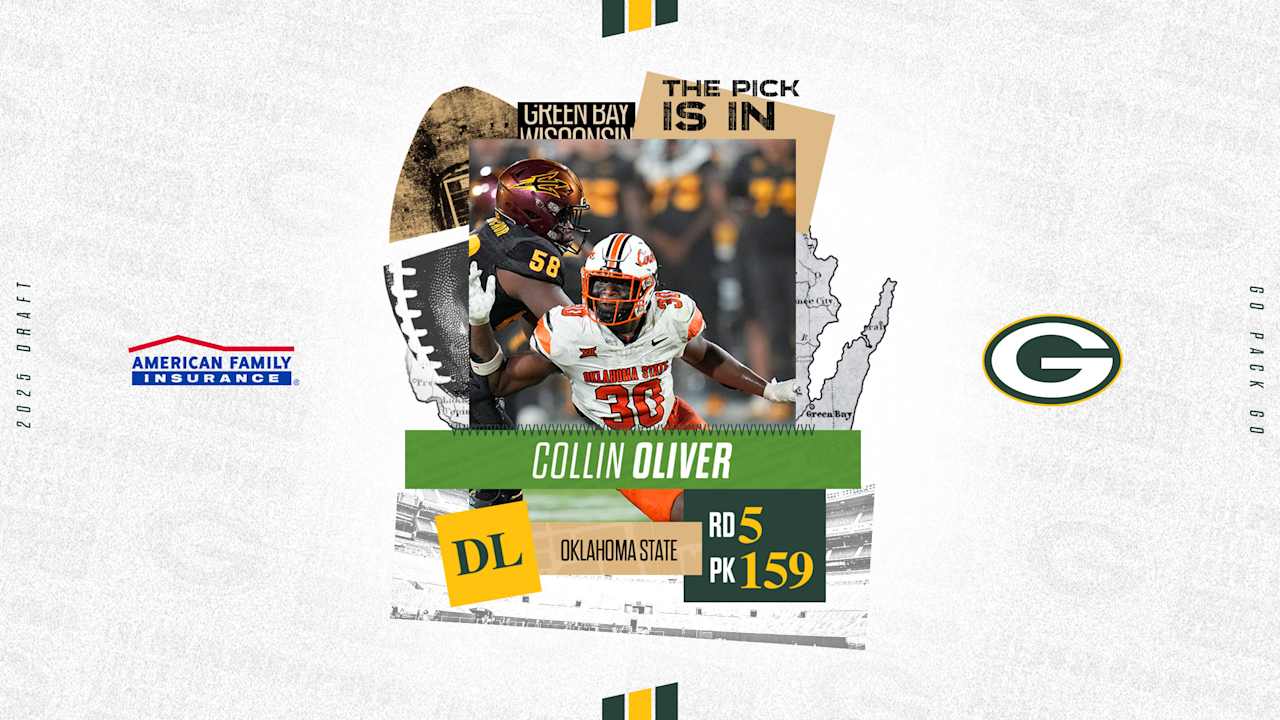 Packers select Oklahoma State DL Collin Oliver in 5th round, No. 159 overall