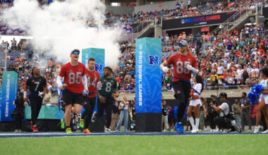 Trey McBride and George Kittle each earned contract extensions this offseason...