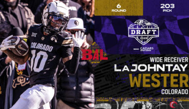 LaJohntay Wester Drafted By Ravens in Sixth Round