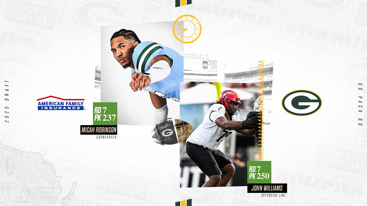 Packers aim to replicate late-round success with CB Micah Robinson, OL John Williams