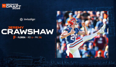 Broncos draft P Jeremy Crawshaw with 216th-overall pick