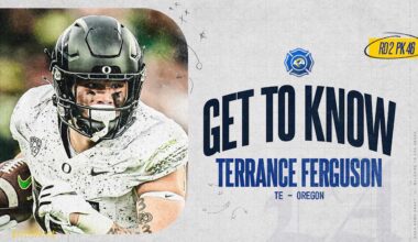 Get to know Oregon TE Terrance Ferguson