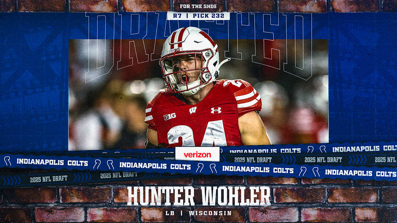 Colts select Wisconsin linebacker Hunter Wohler in seventh round of 2025 NFL Draft