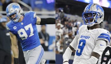 Detroit Lions pick up 5th-year options for Hutchinson, Williams