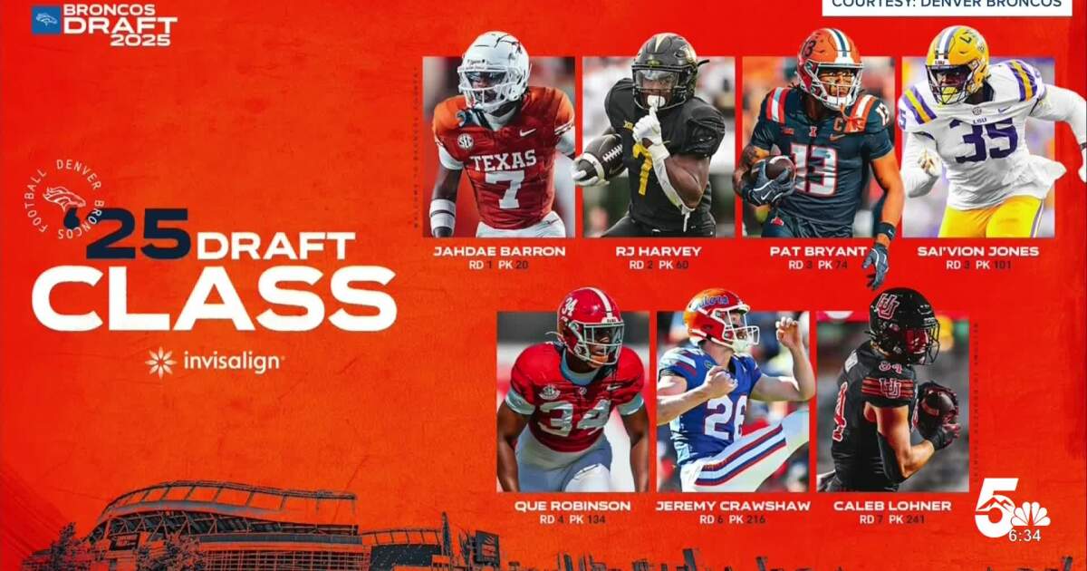 New weapons for Denver Broncos following 2025 NFL Draft