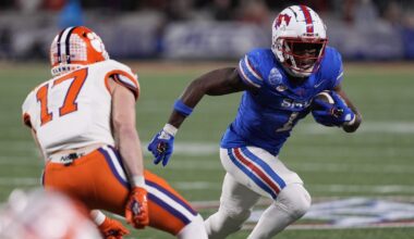 Chiefs Draft: SMU runningback Brashard Smith selected at No. 228