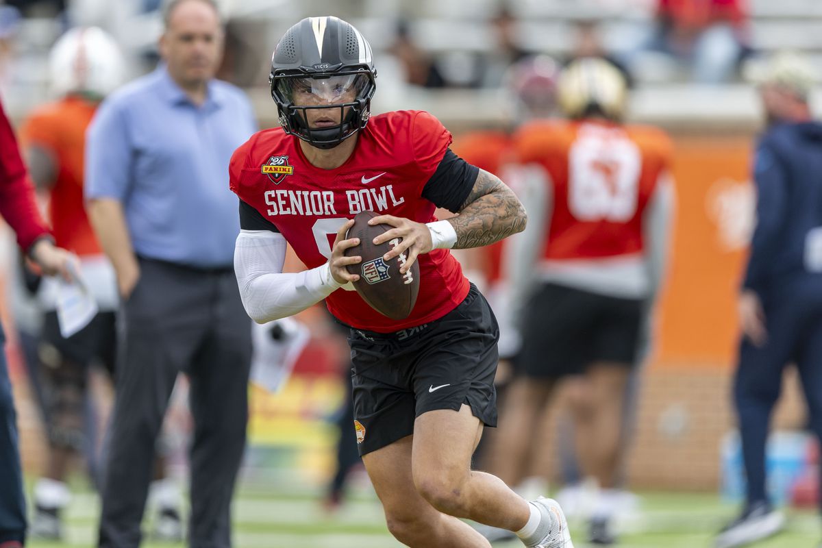 NCAA Football: NCAA Senior Bowl Practice