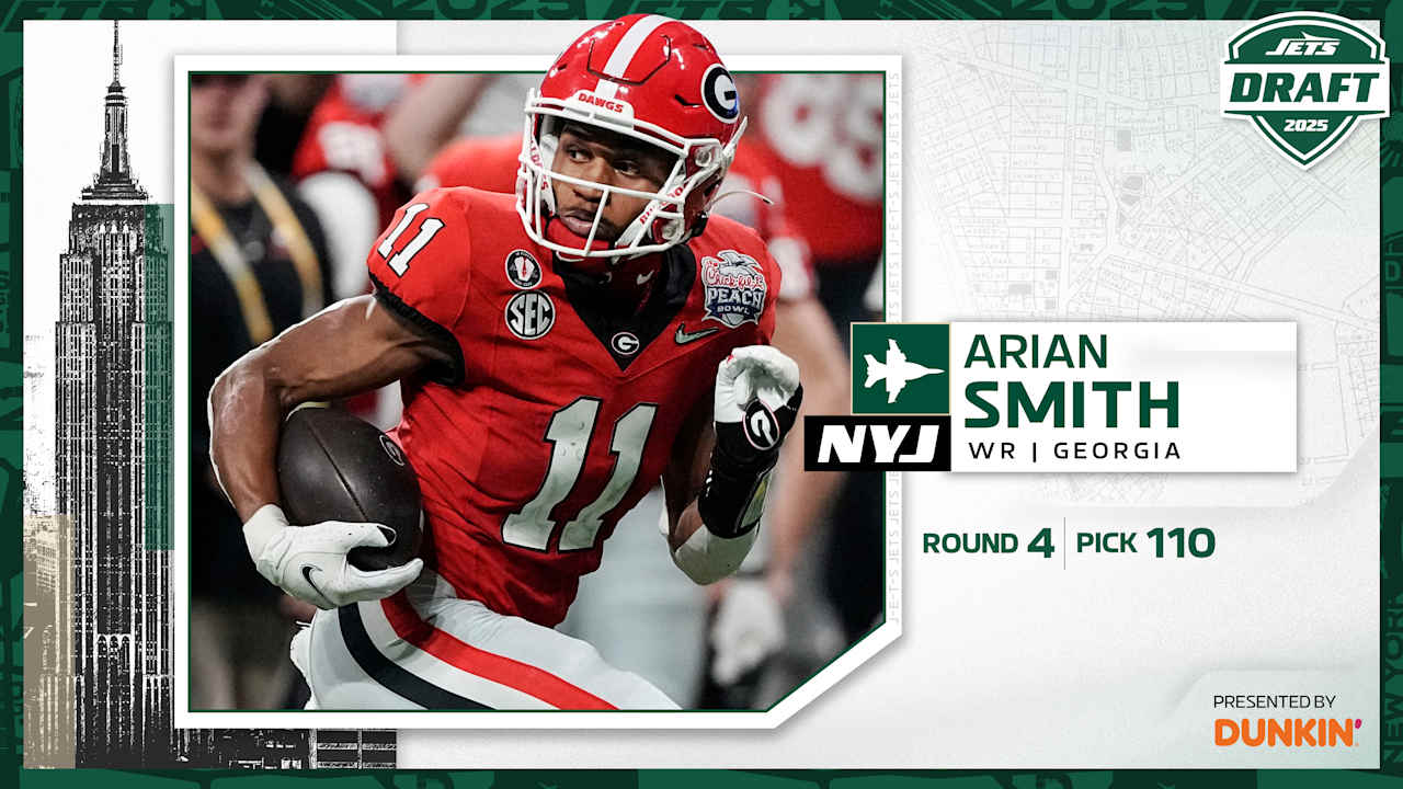 Wide Receiver Arian Smith, Georgia, Round 4, Pick 110