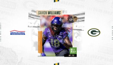 Savion Williams has ‘crazy’ connection to fellow Packers draft pick at receiver