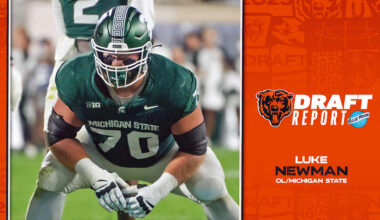 Chicago Bears select OL Luke Newman in sixth round of 2025 NFL Draft
