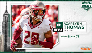 Cornerback Azareye'h Thomas, Florida State, Round 3, Pick 73