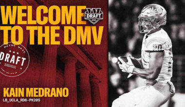 Commanders draft LB Kain Medrano with 205th overall pick