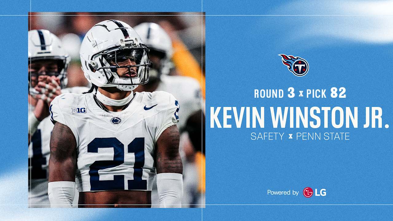 Titans Select Penn State Safety Kevin Winston Jr. in Third Round of the NFL Draft