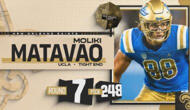 TE Moliki Matavao, UCLA, Round 7, Pick 248