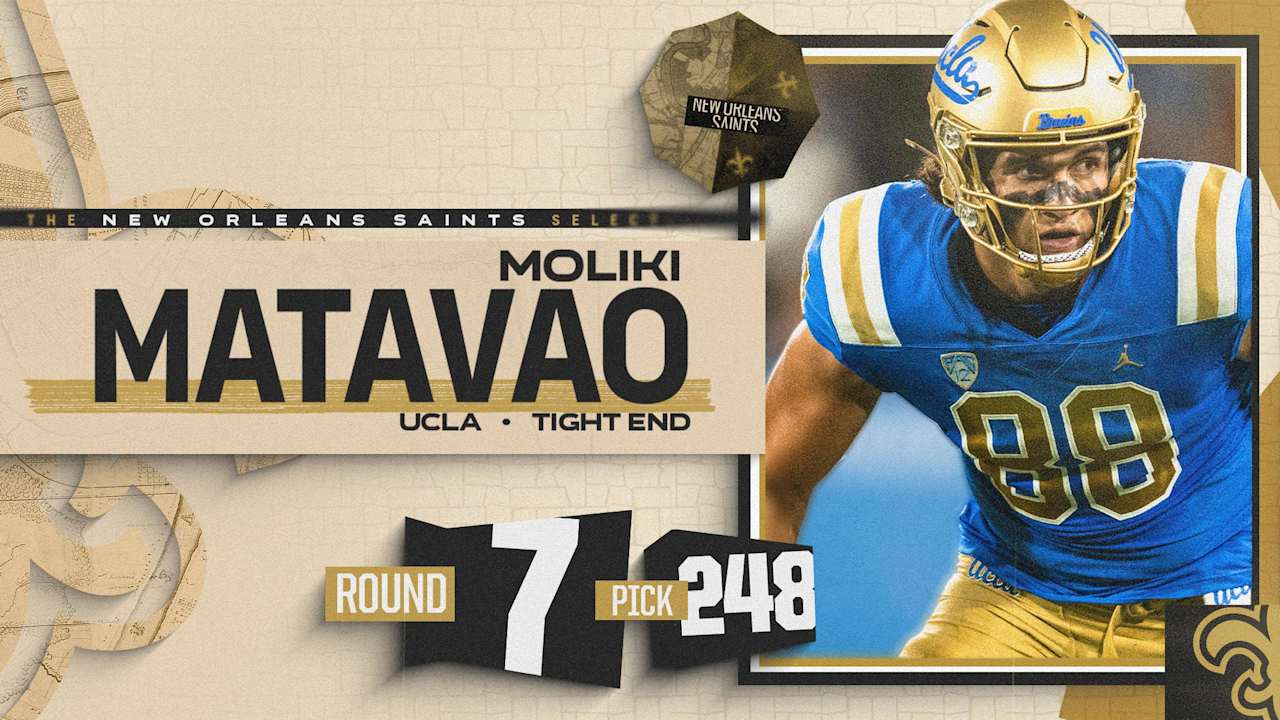 TE Moliki Matavao, UCLA, Round 7, Pick 248