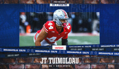 Colts select Ohio State defensive end J.T. Tuimoloau in second round of 2025 NFL Draft
