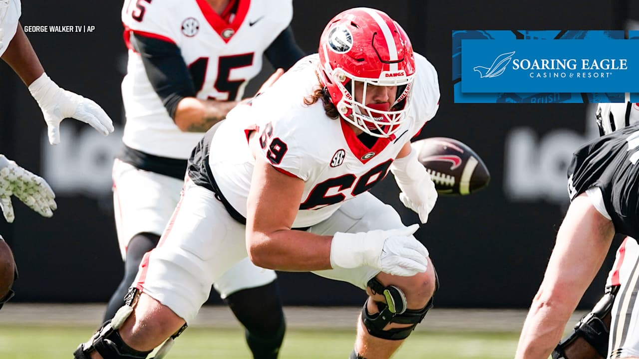 Detroit Lions trade up, draft offensive lineman Tate Ratledge