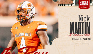 49ers Select LB Nick Martin with the No. 75 Pick in the 2025 NFL Draft